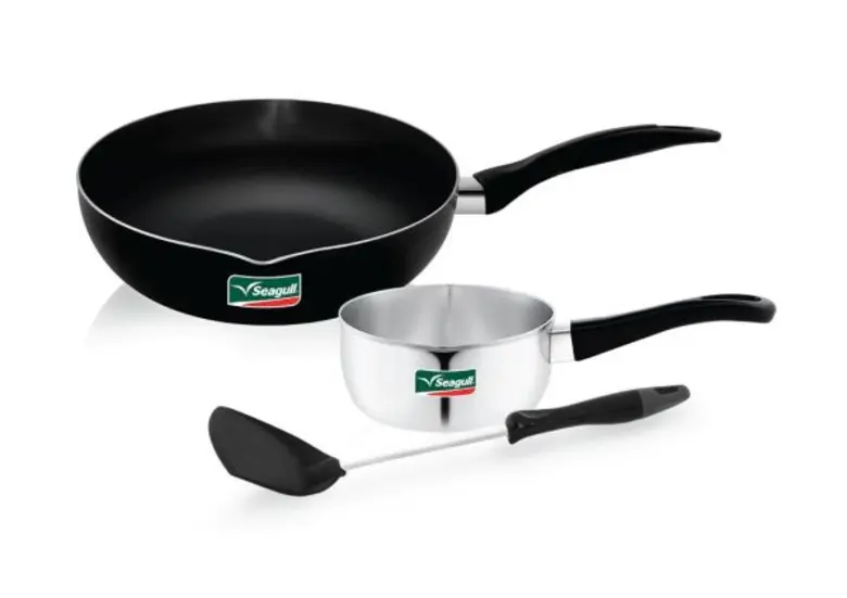 เครื่องครัวสเตนเลสสตีลและนอนสติกแบรนด์ "ซ...