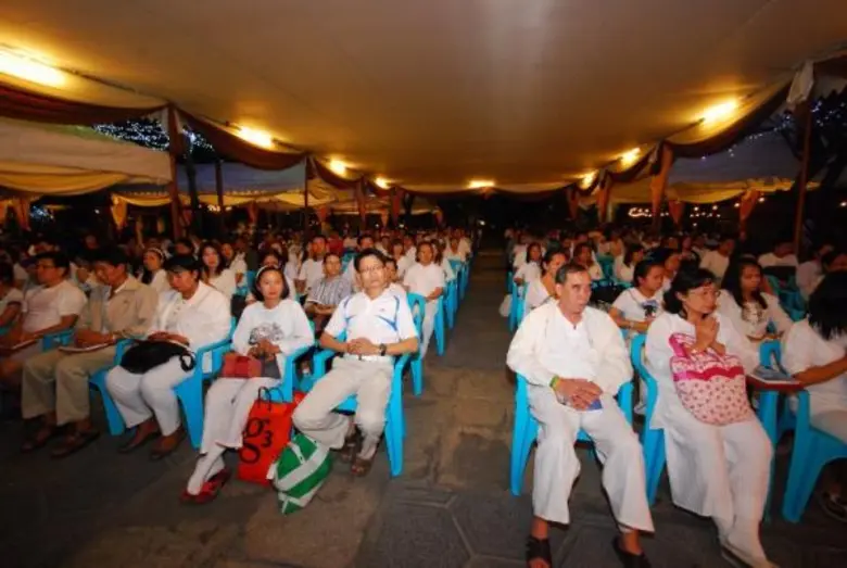 สวดมนต์ข้ามปี ที่พิพิธภัณฑ์ช้างเอราวัณ