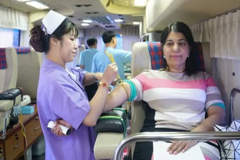 รพ.กรุงเทพพัทยา ร่วมกับรพ.สมเด็จพระบรมราชเทวี ณ ศรีราชา รับบริจาคโลหิตในโครงการ “พลังเลือดใหม่ เพื่อโลกใบนี้ ปี 7” ครั้งที่ 6