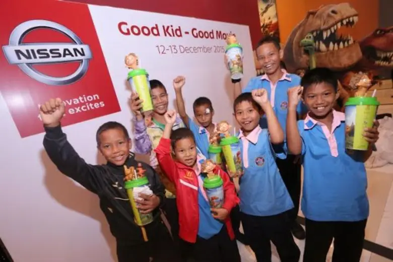 “นิสสัน เติมรอยยิ้มและส่งเสริมจินตนาการให้น้อง พาดูหนัง “ผจญภัยเพื่อนรักไดโนเสาร์” The Good Dinosaur”