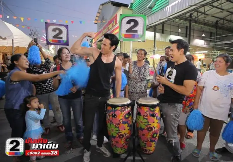 “ไทด์-เอกพันธ์” ประชันกล้าม “เจจินตัย” กลางตลาดราชพฤกษ์ยกธงขาวแพ้ความล่ำ