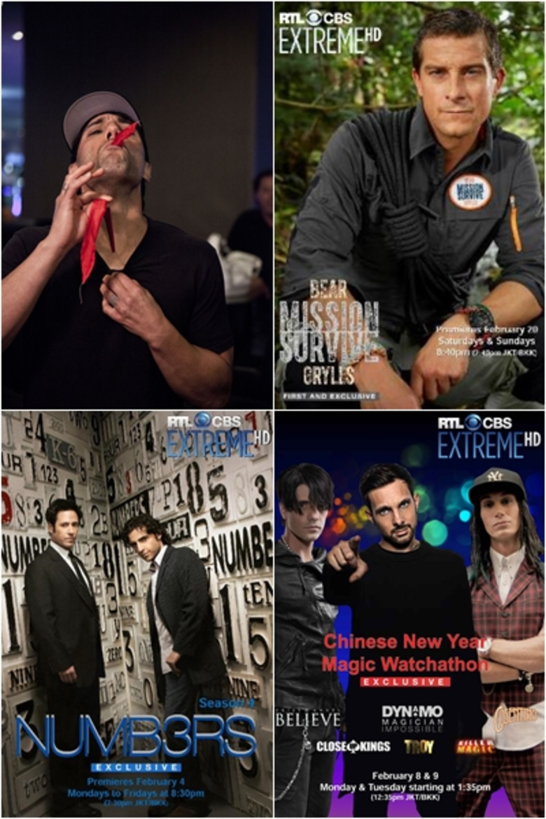 อาร์ทีแอล ซีบีเอส เอ็กซตรีม เอชดี โปรแกรมเด่นประจำเดือน กุมภาพันธ์ 2559