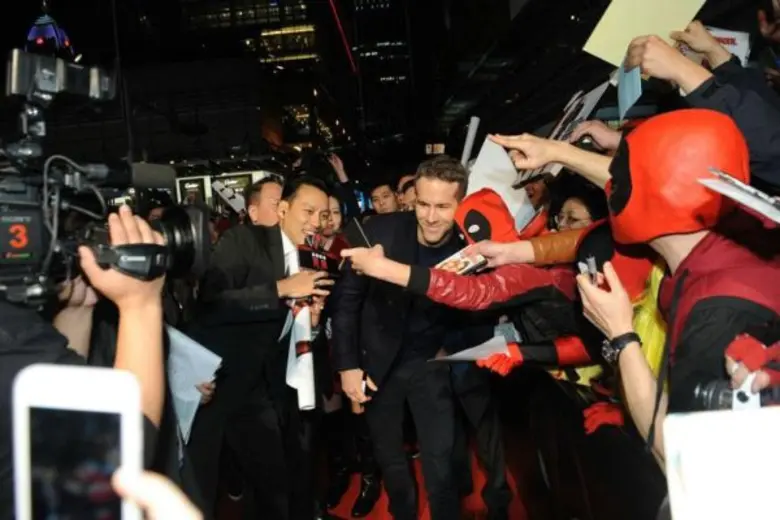 ไรอัน เรย์โนลด์ส เดินสายโปรโมท Deadpool ที่ ไต้หวัน
