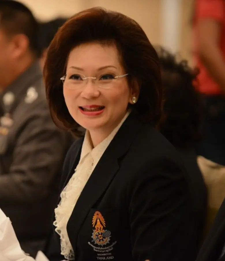 คุณหญิงปัทมา ลีสวัสดิ์ตระกูล นายกสมาคมกีฬ...