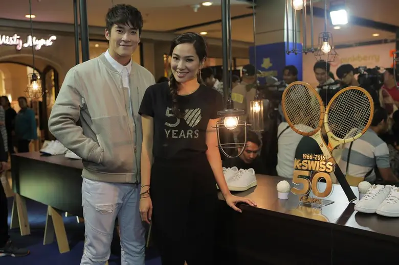 อาเล็ก ธีรเดช ควงจอย รินลณี สวีทหวานกลางงาน K-Swiss ฉลองครบรอบ 50 ปี ต้อนรับเดือนแห่งความรัก