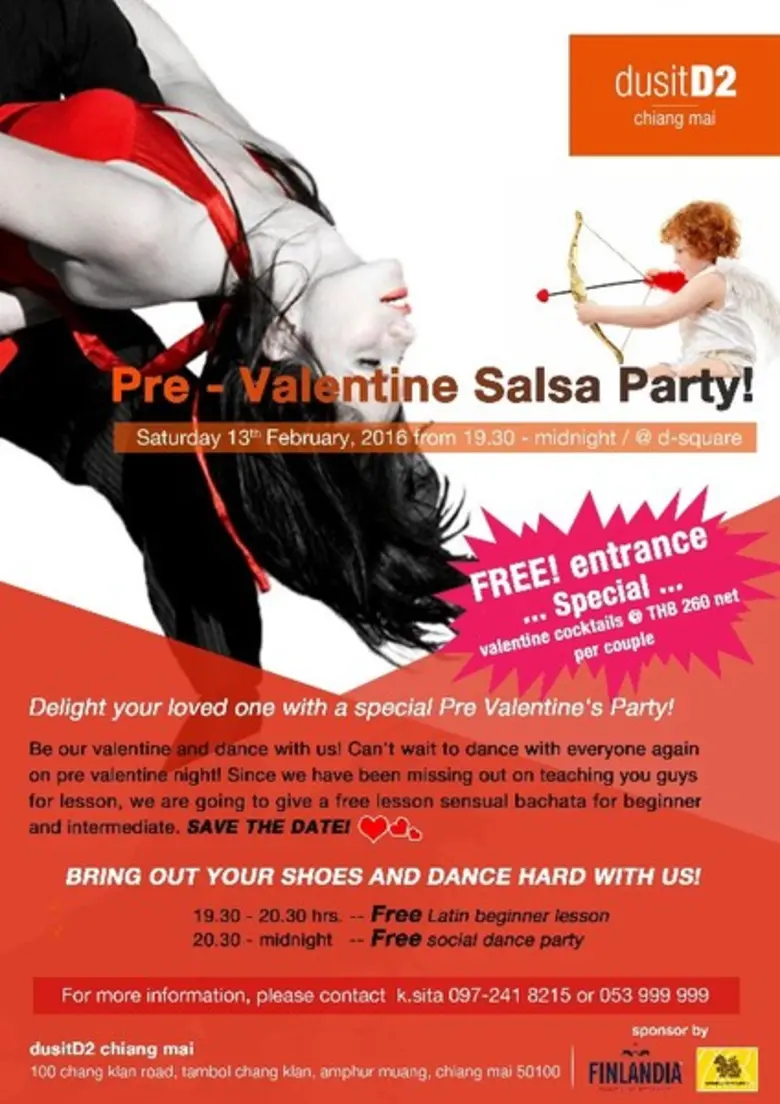 "Pre Valentine Salsa Party"- 13 กุมภาพันธ...