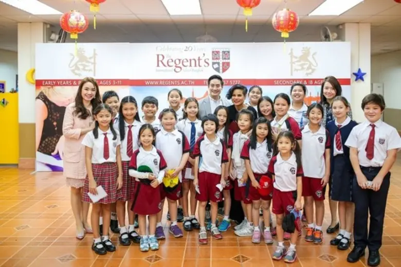 คุณโอปอลและคุณหมอโอ๊คให้เกียรติร่วมงาน Open Morning ณ โรงเรียนนานาชาติเดอะรีเจ้นท์กรุงเทพ