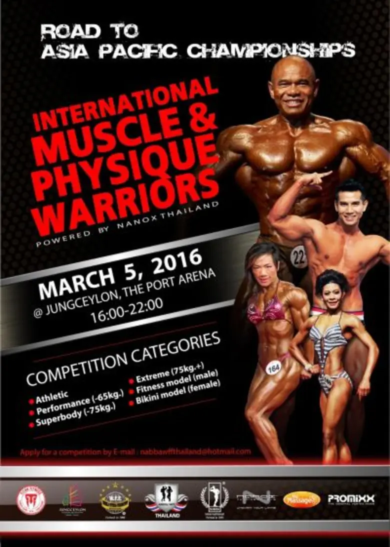 สมาพันธ์กีฬาเพาะกายแห่งประเทศไทย NABBA/WF...