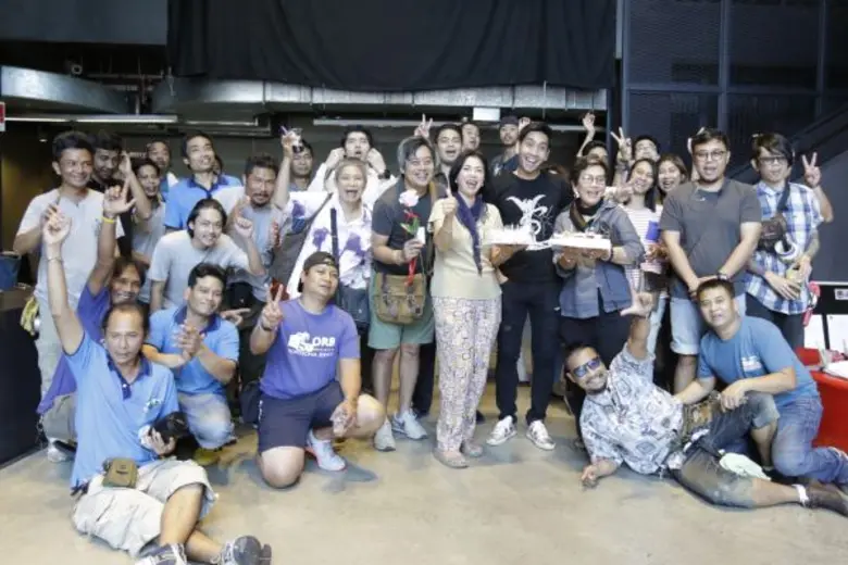 โหมงานหนักในการถ่ายทำละคร "กุหลาบตัดเพชร"...