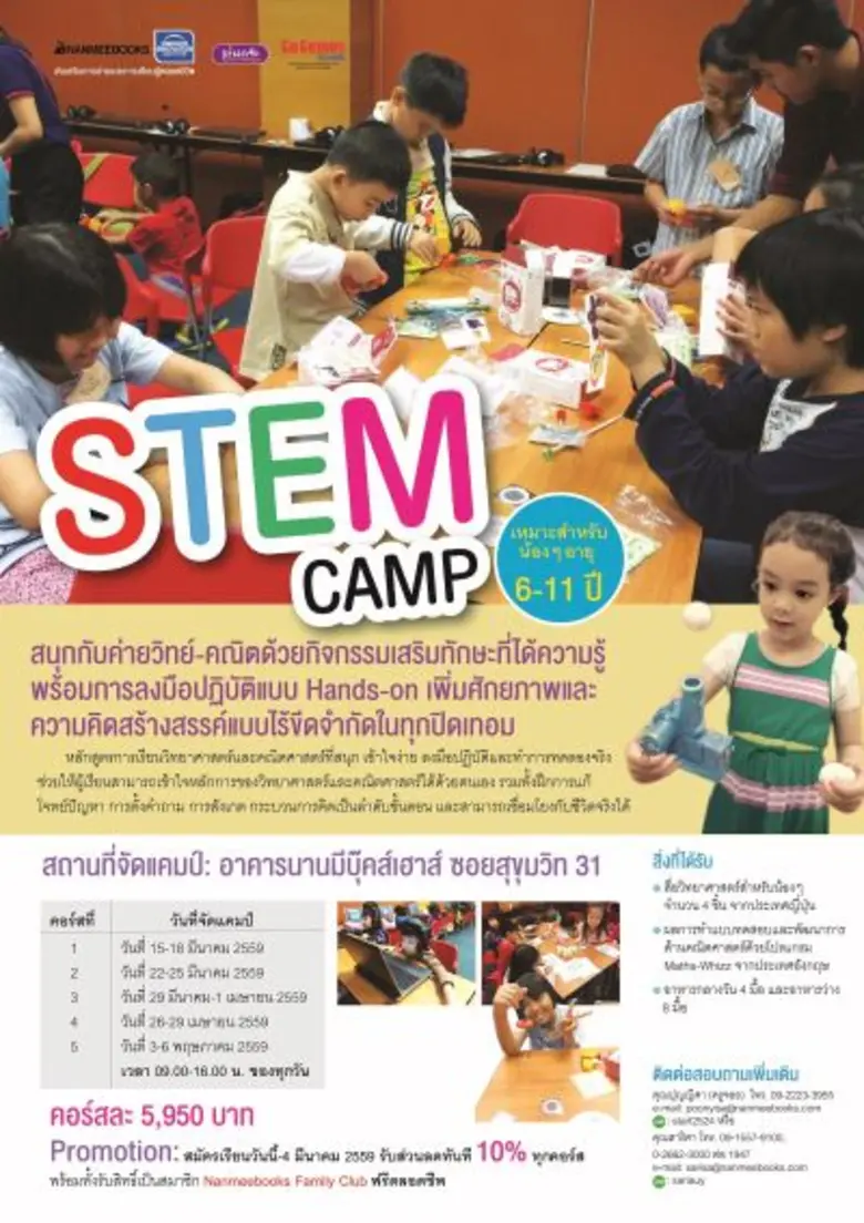 สถาบันนานมีบุ๊คส์อินโนเวชั่นขอเชิญน้องๆ อ...