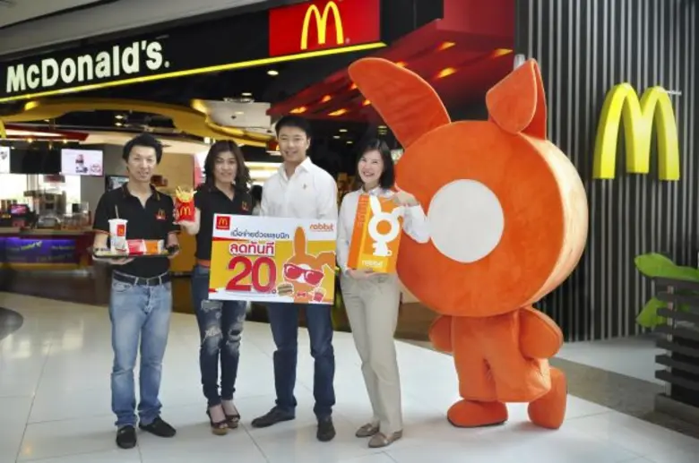 บัตรแรบบิท จับมือ แมคโดนัลด์ มอบส่วนลด 20% ถึงสิ้นเมษา นี้