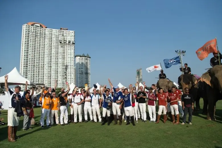 ทีมคิงพาวเวอร์คว้าแชมป์อีกสมัยในการแข่งขันโปโลช้างชิงถ้วยพระราชทานพระบาทสมเด็จพระเจ้าอยู่หัว ครั้งที่ 14