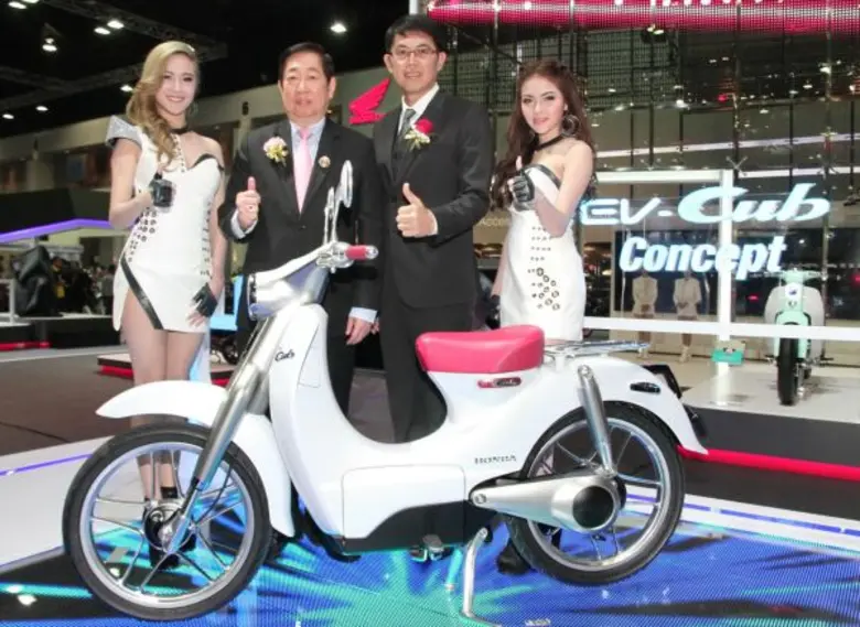 รถจักรยานยนต์ฮอนด้า สร้างความตื่นตาตื่นใจ...