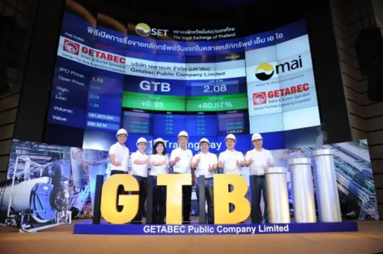 บมจ. เจตาแบค "GTB" เข้าซื้อขายในตลาดหลักท...