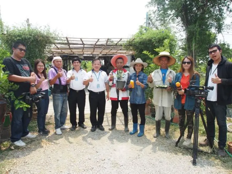 คณะสื่อมวลชนเข้าเยี่ยมชมความสำเร็จ การบริ...