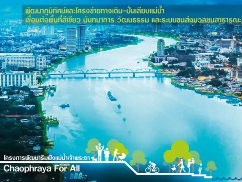 โครงการพัฒนาริมฝั่งแม่น้ำเจ้าพระยาซึ่งเป็...
