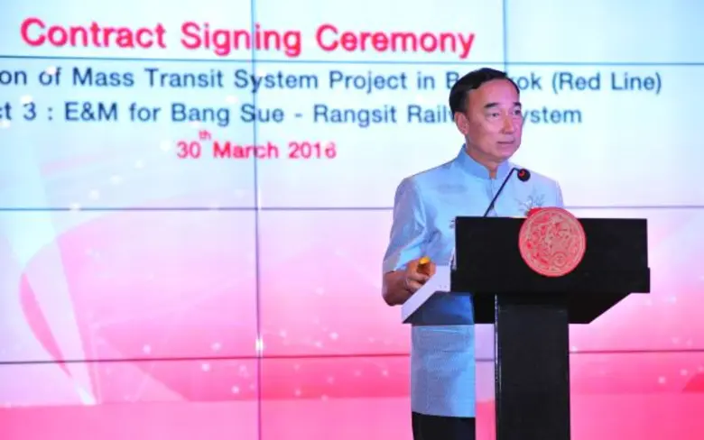 สัญญา โครงการก่อสร้างรถไฟฟ้าสายสีแดง