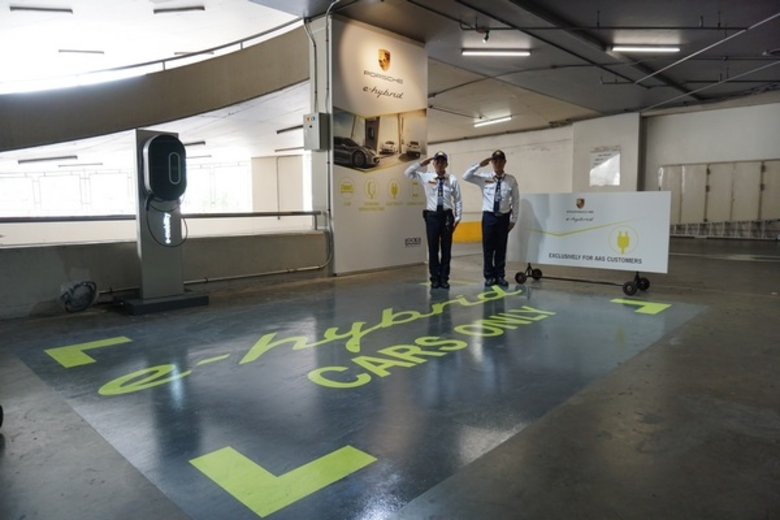 For the First time in Thailand, AAS launches Porsche E-Hybrid Charging Station at Siam Paragon Shopping Mall