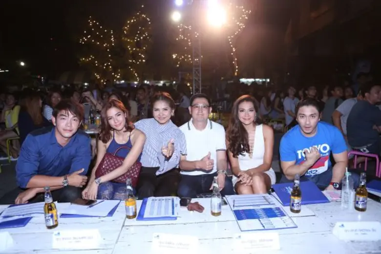 อุ้ม-โย ดาราหุ่นสตรอง ค้นหา สุดยอด บอดี้ วินเนอร์ ฟิต&เฟิร์ม รอบตัดสิน แคมเปญ San Mig Light FIT&FIRM Thailand All Star Buddy Search 2016