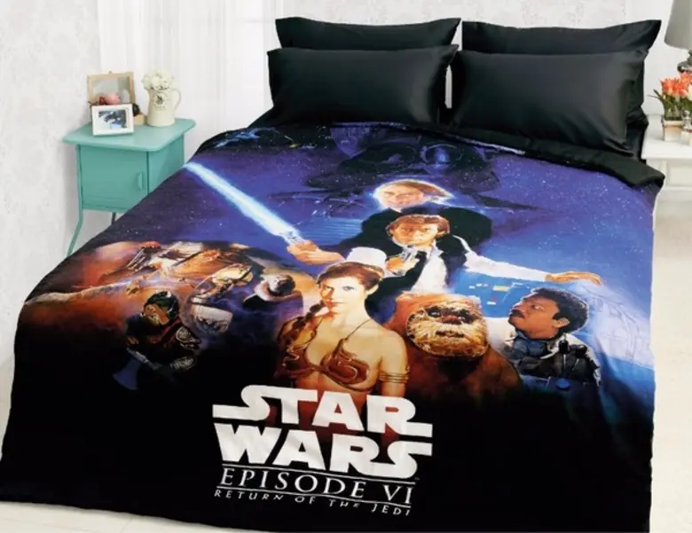 โลดแล่นไปกับพลังแห่งเจไดกับผ้าห่มลายสตาร์วอร์สครบ 7 ภาคลิขสิทธิ์แท้ จากทิวลิป