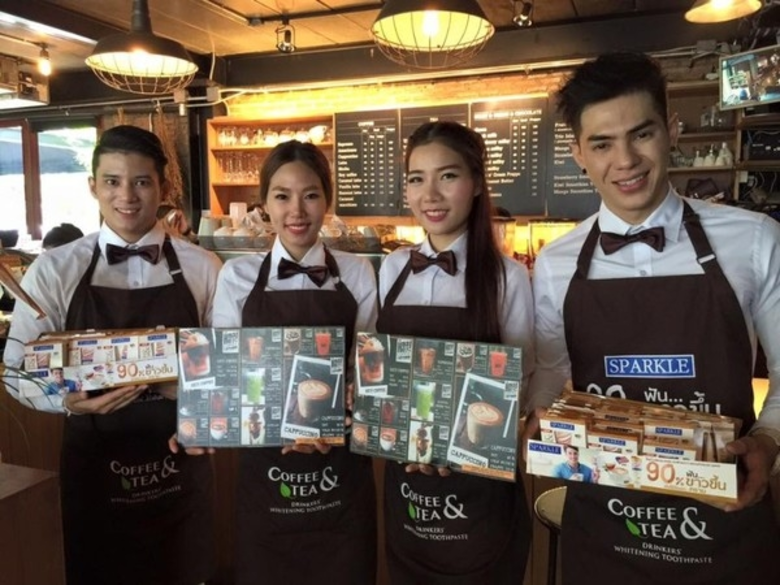 ยาสีฟันสปาร์คเคิลจัดกิจกรรมสำหรับลูกค้าที...