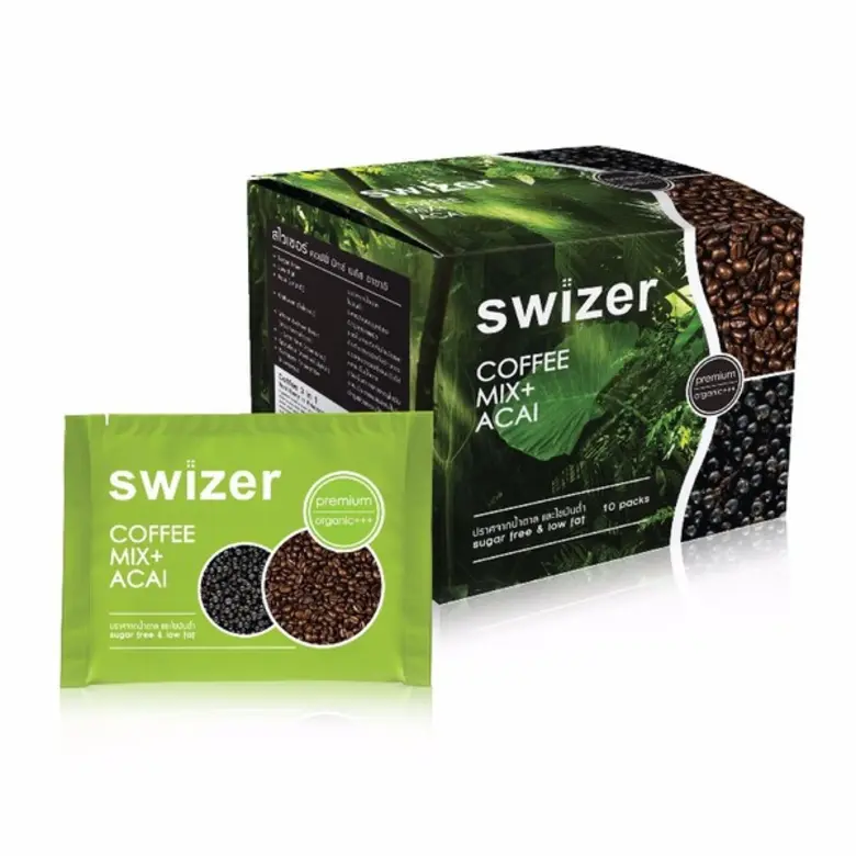 กาแฟ คอฟฟี่ มิกซ์ พลัส อาซาอิ (COFFEE MIX+ ACAI) กาแฟเพื่อคนรักสุขภาพ มีส่วนผสมของอาซาอิ เบอร์รี ส่งตรงจากป่าอเมซอน