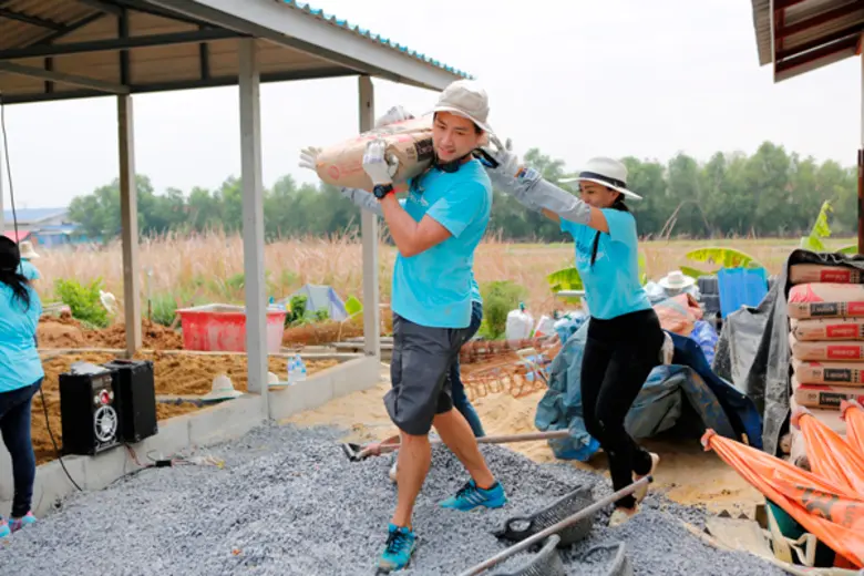 อนันดาฯ นำทีมอาสาสมัคร ร่วมสร้างบ้านให้ผู้ด้อยโอกาส ณ อ.วังน้อย จ.พระนครศรีอยุธยา