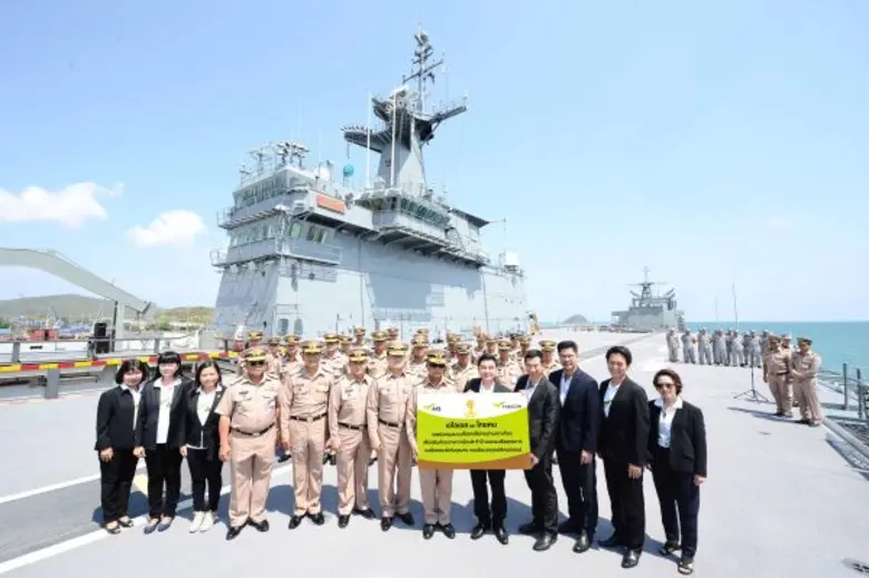 พลเรือเอกนริส ประทุมสุวรรณ ผู้บัญชาการกอง...