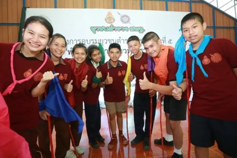 สพฐ. เปิดอบรมยุวชนตำรวจ รุ่นที่ ๕ “ทำความดีตามแนวพระราชดำริ” ขับเคลื่อนเยาวชนไทยเติบโตอย่างมีคุณภาพ