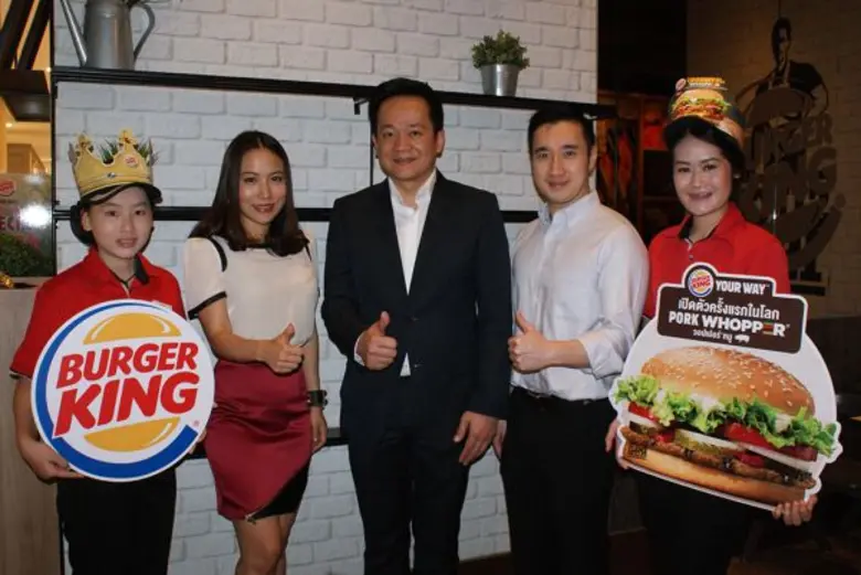 “เบอร์เกอร์ คิง” ปลุกตำนานเบอร์เกอร์ขนาดใหญ่ 5 นิ้ว เปิดเมนูพิเศษเอาใจคนไทยครั้งแรกในโลก “วอปเปอร์ หมู” สูตรต้นตำรับเนื้อหมูย่างบนเปลวไฟ เอาใจคนไม่ทานเนื้อ