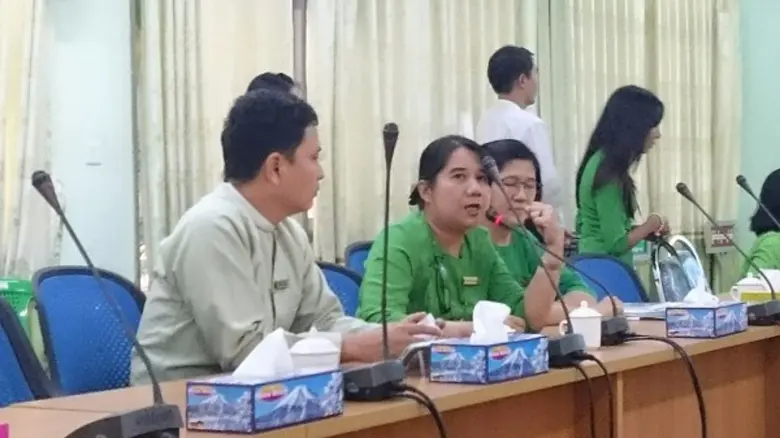 คณะสำรวจลู่ทาง ขยายโอกาสการดำนินธุรกิจด้านพลังงาน เดินทางเข้าศึกษาดูงานที่ Directorate of Investment and Company Administration ณ กรุงย่างกุ้ง