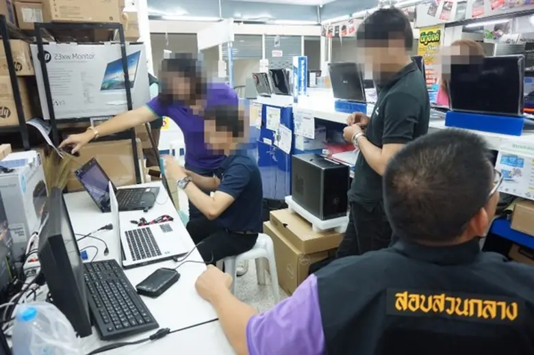 เจ้าหน้าที่ตำรวจกองบังคับการปราบปรามการกร...