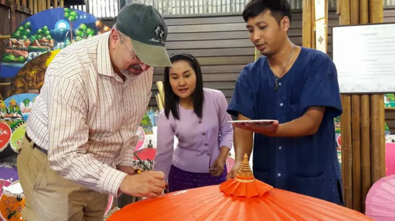 คณะ OSCE ศึกษาดูงาน โครงการสามพรานโมเดล