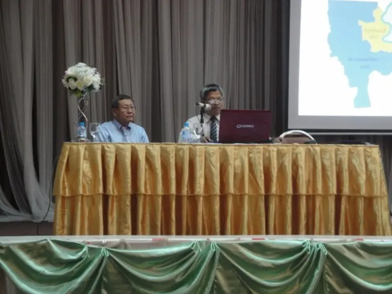            โครงการรถไฟฟ้าสายสีเขียว(เหนือ) ช่วงหมอชิต-สะพานใหม่-คูคต เข้าประชาสัมพันธ์ข้อมูลและชี้แจงรายละเอียดการจัดการจราจรแก่ผู้บังคับบัญชาและคณะข้าราชการ กรมวิทยาศาสตร์ทหารบก