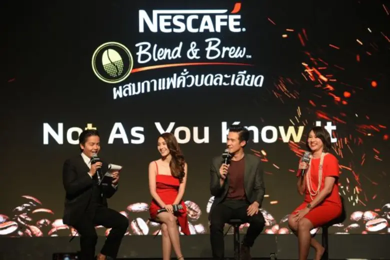 มิน-เจมส์ เผยโฉม “เนสกาแฟ เบลนด์ แอนด์ บรู” ใหม่  “ผสมกาแฟคั่วบดละเอียด” ในแบบที่คุณไม่เคยสัมผัส