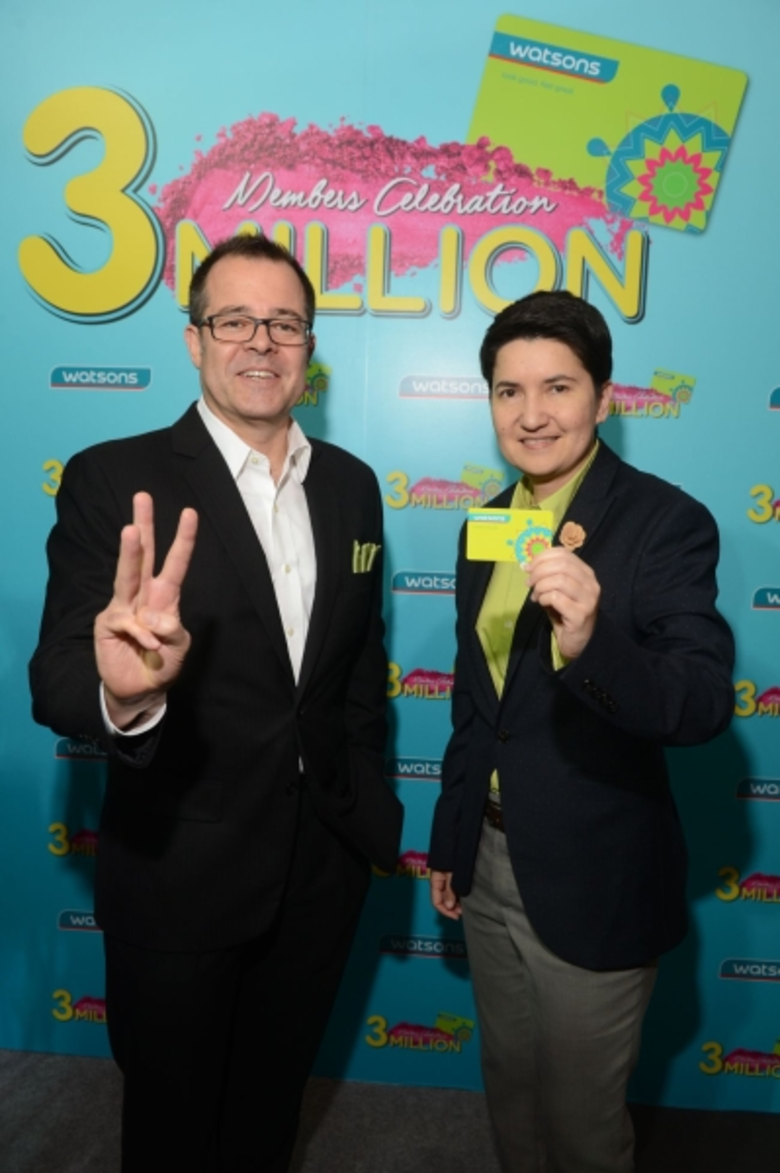 วัตสัน จัดเต็มความบันเทิง “ฉลองครบ 3 ล้านสมาชิก” แทนคำขอบคุณ ขนคนดังทุกวงการสร้างสีสันใจกลางเมือง พร้อมจัดหนักโปรโมชั่นเอาใจสมาชิกตลอดเดือน!