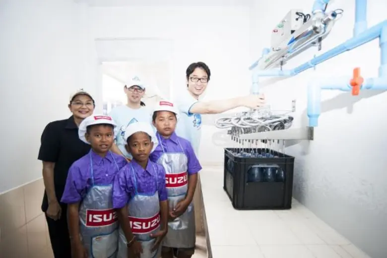 โครงการ "อีซูซุให้น้ำ...เพื่อชีวิต" หนึ่งในกิจกรรมเ...