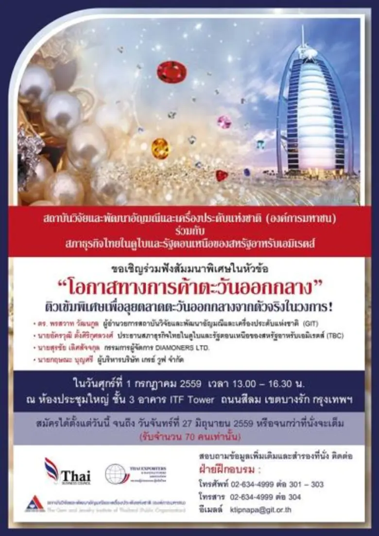 สภาธุรกิจไทยในดูไบและรัฐตอนเหนือของสหรัฐอ...