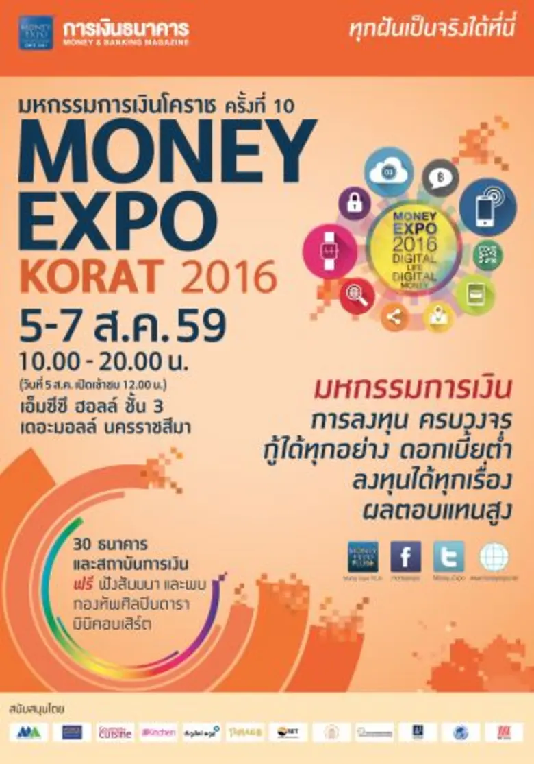 งานมหกรรมการเงินโคราช ครั้งที่ 10 Money E...