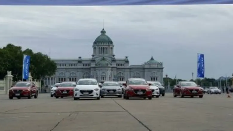 Mazda creates history with 4,000-km Thai-Laos-Vietnam-Cambodia caravan