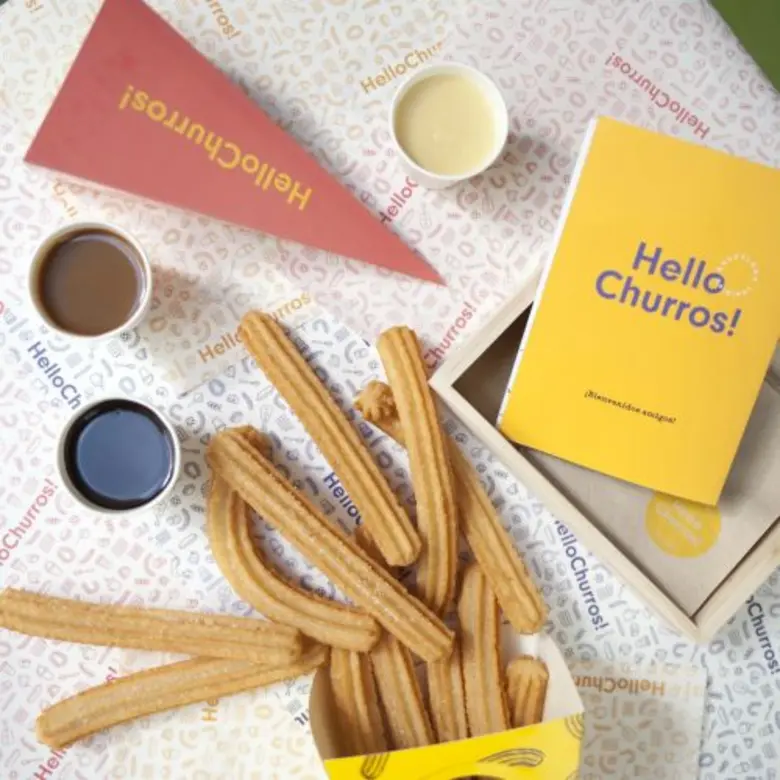 Hello Churros ซื้อ 1 ฟรี 1 แค่กดติดตามไอจี