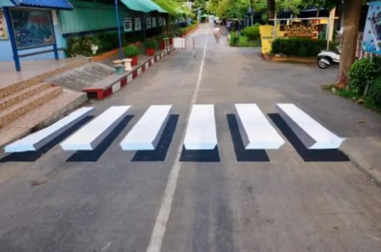 วสท. เผย “ ทางม้าลาย 3 มิติ ช่วยลดการเกิดอุบัติเหตุบนท้องถนนได้จริงหรือ? ”