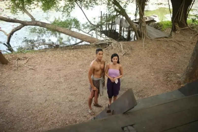 “มาร์ติน – ใบเตย” หวิดเรือล่ม ฉากหวานกลางบึงบัว เปิดตัว “แม่นาก”