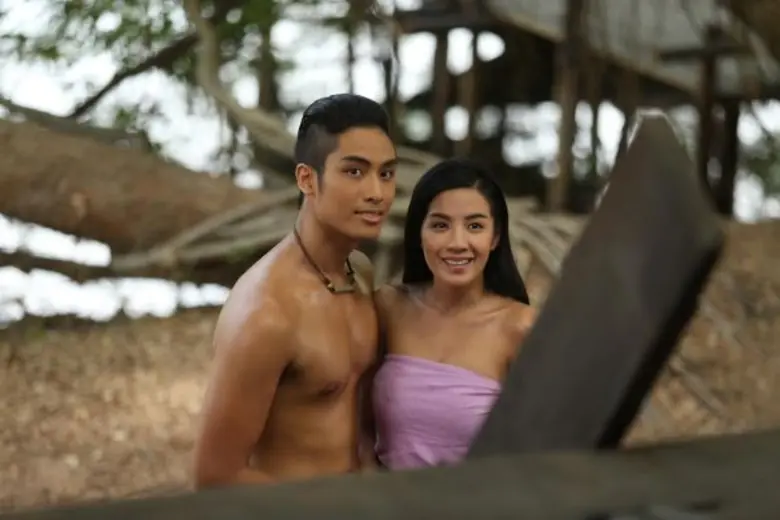 “มาร์ติน – ใบเตย” หวิดเรือล่ม ฉากหวานกลางบึงบัว เปิดตัว “แม่นาก”