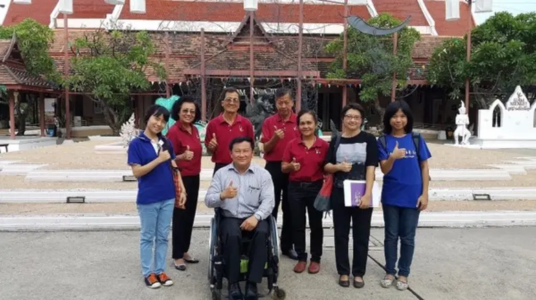 ผู้บริหารสยามนิรมิต ให้การต้อนรับคุณชัยพร ภูผารัตน์...