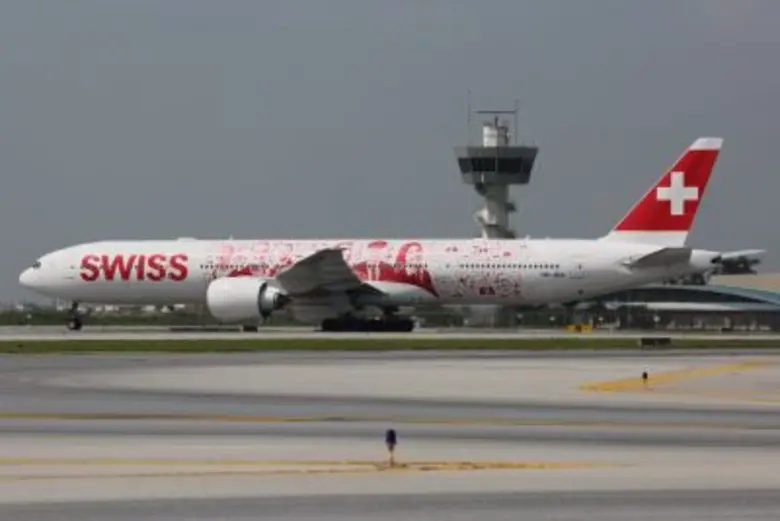 เครื่องบินแบบใหม่ของสายการบินสวิสรุ่นโบอิ...