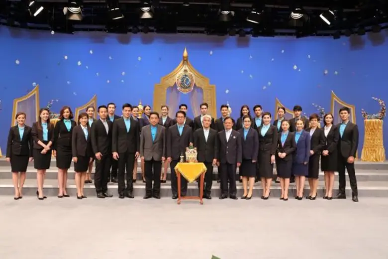 บอล จิตรภาณุ,ลีน่า ลลินา ตัวแทนนักแสดงจากช่อง 3 ร่วมถวายพระพรชัยมงคล เนื่องในวโรกาส วันเฉลิมพระชนมพรรษา 12 สิงหาคม 2559