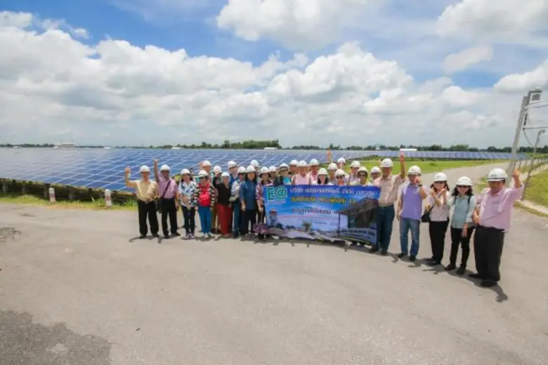 บมจ.พลังงานบริสุทธิ์ (EA) ให้การต้อนรับคณ...