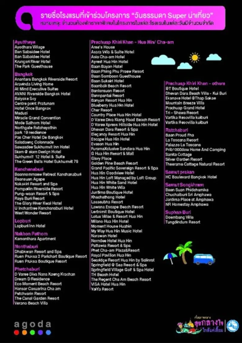 วันธรรมดา Super น่าเที่ยว Only@ภาคกลาง ททท. ป้อนโปรแรงราคาสุดพิเศษกระตุ้นนักช้อปออนไลน์