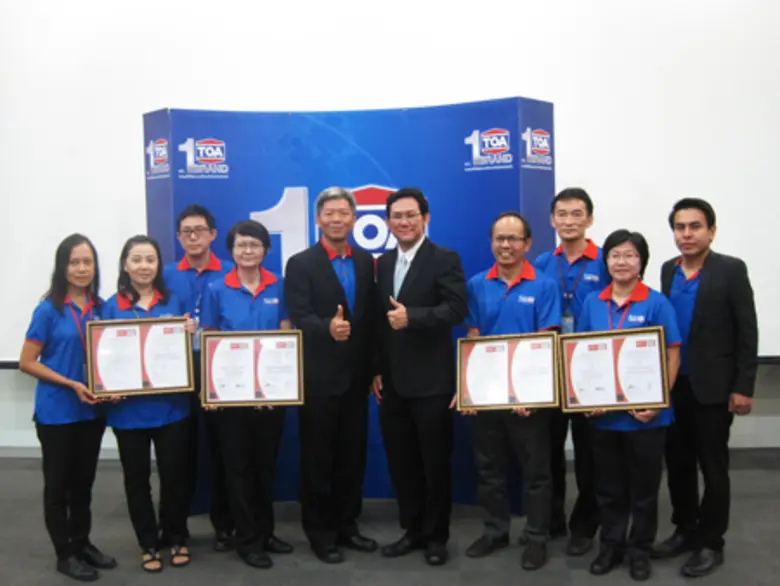 บริษัทสี TOA นำโดยคุณพงษ์เชิด จามีกรกุล ก...